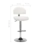 Küchenhocker aus weißem Kunstleder von , Küchenhocker - Ref: Foro24-249647, Preis: 101,12 €, Rabatt: %