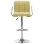 Kitchen bar stool with green fabric by , Kitchen stools - Ref: Foro24-283414, Price: 72,67 €, Discount: %
