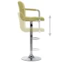 Barhocker aus grünem Stoff für die Küchentheke. von , Küchenhocker - Ref: Foro24-283414, Preis: 71,72 €, Rabatt: %