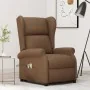 Sillón de masaje elevable de tela marrón de , Sillones de masaje eléctricos - Ref: Foro24-289744, Precio: 353,04 €, Descuento: %