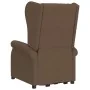 Sillón de masaje elevable de tela marrón de , Sillones de masaje eléctricos - Ref: Foro24-289744, Precio: 353,04 €, Descuento: %