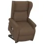 Sillón de masaje elevable de tela marrón de , Sillones de masaje eléctricos - Ref: Foro24-289744, Precio: 353,04 €, Descuento: %