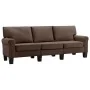 Three-seater brown fabric sofa by , Sofas - Ref: Foro24-287163, Price: 436,50 €, Discount: %