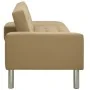 Synthetic leather sofa bed in cappuccino color. by , Sofas - Ref: Foro24-323622, Price: 321,70 €, Discount: %