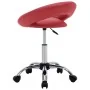 Red synthetic leather office chair with wheels by , Office chairs - Ref: Foro24-323669, Price: 78,50 €, Discount: %
