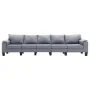 5-seater light gray fabric sofa by , Sofas - Ref: Foro24-287100, Price: 572,55 €, Discount: %