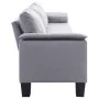 5-seater light gray fabric sofa by , Sofas - Ref: Foro24-287100, Price: 572,55 €, Discount: %