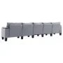 5-seater light gray fabric sofa by , Sofas - Ref: Foro24-287100, Price: 572,55 €, Discount: %