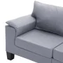 5-seater light gray fabric sofa by , Sofas - Ref: Foro24-287100, Price: 572,55 €, Discount: %
