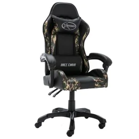 Black and camouflage synthetic leather gaming chair by , Office chairs - Ref: Foro24-320095, Price: 144,62 €, Discount: %
