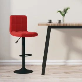 Velvet kitchen stool in burgundy color by , Kitchen stools - Ref: Foro24-334300, Price: 76,97 €, Discount: %