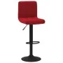 Taburete de cocina de terciopelo color vino tinto de , Taburetes de cocina - Ref: Foro24-334300, Precio: 76,92 €, Descuento: %