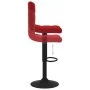 Taburete de cocina de terciopelo color vino tinto de , Taburetes de cocina - Ref: Foro24-334300, Precio: 76,92 €, Descuento: %