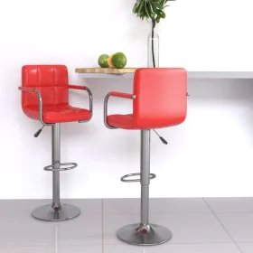 Küchenhocker 2 Stück Kunstleder Rot von , Küchenhocker - Ref: Foro24-334595, Preis: 146,51 €, Rabatt: %