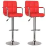Küchenhocker 2 Stück Kunstleder Rot von , Küchenhocker - Ref: Foro24-334595, Preis: 146,51 €, Rabatt: %