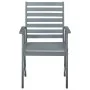 Gartenesszimmerstühle 3 Stück Massivholz Akazie und Kissen von , Gartenstühle - Ref: Foro24-3064431, Preis: 290,75 €, Rabatt: %