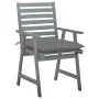 Garden dining chairs 3 pcs solid acacia wood and cushions by , Garden chairs - Ref: Foro24-3064444, Price: 284,75 €, Discount: %