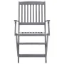 Faltbare Gartenstühle, 6 Stück, mit massiven Akazienholz-Kissen. von , Gartenstühle - Ref: Foro24-3065414, Preis: 305,32 €, R...