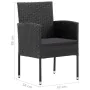 Gartenspeiseset mit 7 Teilen in Schwarz von , Gartensets - Ref: Foro24-3067928, Preis: 592,34 €, Rabatt: %
