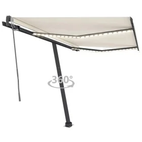 Automatisches Markisentuch mit Wind-LED-Sensor in Cremefarbe, 300x250 cm. von , Markisen - Ref: Foro24-3069712, Preis: 561,89...