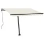 Automatisches Markisentuch mit Wind-LED-Sensor in Cremefarbe, 300x250 cm. von , Markisen - Ref: Foro24-3069712, Preis: 561,89...