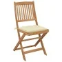 Faltbare Gartenstühle, 8 Stück, und Kissen aus massivem Akazienholz. von , Gartenstühle - Ref: Foro24-3075130, Preis: 417,33 ...