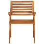 Gartenstühle mit Kissen, 4 Stück Massivholz aus Akazie von , Gartenstühle - Ref: Foro24-3075187, Preis: 421,75 €, Rabatt: %