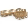 Gartenmöbel 9-teilig in Honigbraun Massivholz Kiefer von , Gartensets - Ref: Foro24-3075662, Preis: 614,04 €, Rabatt: %