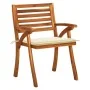 Garden chairs 8 units solid teak wood with cushions by , Garden chairs - Ref: Foro24-3075203, Price: 704,68 €, Discount: %