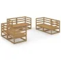 Gartenmöbel 6-teilig in Honigbraun Massivholz Kiefer von , Gartensets - Ref: Foro24-3075442, Preis: 369,15 €, Rabatt: %