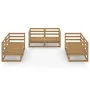 Gartenmöbel 6-teilig in Honigbraun Massivholz Kiefer von , Gartensets - Ref: Foro24-3075442, Preis: 369,15 €, Rabatt: %