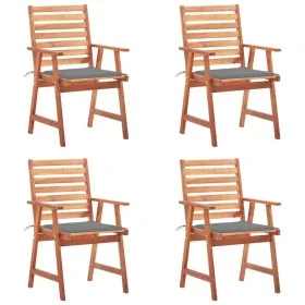 Gartenesszimmerstühle und Kissen 4 Stück Massivholz Akazie von , Gartenstühle - Ref: Foro24-3078321, Preis: 324,04 €, Rabatt: %