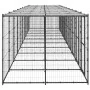 Perrera de exterior de acero con techo 24,2 m² de , Casetas y cercados para perros - Ref: Foro24-3082257, Precio: 1,00 €, Des...