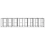 Outdoor steel dog kennel with a roof 19.36 m² by , Dog kennels and fences - Ref: Foro24-3082255, Price: 1,00 €, Discount: %