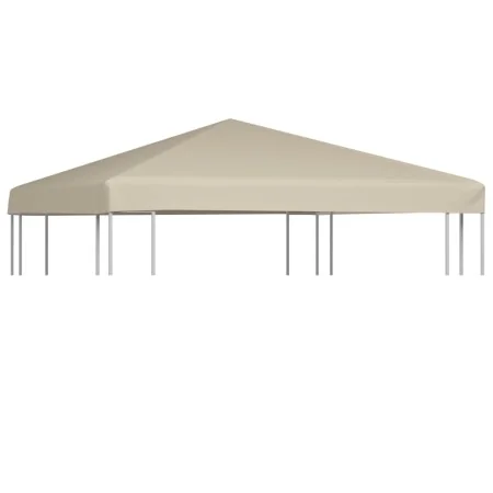 Gazebo canopy 310 g/m² 3x3 m beige by , Covers for tents and gazebos - Ref: Foro24-44778, Price: 105,27 €, Discount: %