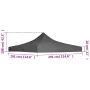 Anthrakitegraues Partyzelt-Dach 3x3 m von , Abdeckungen für Zelte und Pavillons - Ref: Foro24-44985, Preis: 32,71 €, Rabatt: %