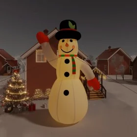 Inflatable Christmas snowman with LED lights 805 cm by , Christmas lights - Ref: Foro24-345281, Price: 275,88 €, Discount: %
