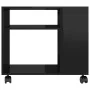 Side table made of glossy black plywood, measuring 70x35x55 cm. by , Side tables - Ref: Foro24-802127, Price: 45,41 €, Discou...