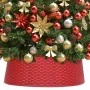 Falda del árbol de Navidad roja Ø65x19,5 cm de , Cubrepié del árbol de Navidad - Ref: Foro24-331301, Precio: 22,31 €, Descuen...
