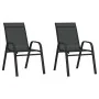 Stapelbare Gartenstühle, 2 Stück, Textilene Schwarz von , Gartenstühle - Ref: Foro24-318777, Preis: 87,07 €, Rabatt: %
