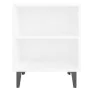 Nachttisch mit weißen Metallbeinen 40x30x50 cm von , Nachttische - Ref: Foro24-805797, Preis: 33,09 €, Rabatt: %