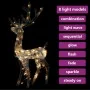 Rentier-Weihnachtsschmuck aus farbigem Acryl mit 140 LEDs, 120 cm. von , Weihnachtsbeleuchtung - Ref: Foro24-329784, Preis: 1...