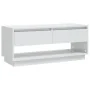 Fernsehmöbel aus weißem glänzendem Sperrholz 102x41x44 cm von , TV-Möbel - Ref: Foro24-809491, Preis: 72,60 €, Rabatt: %