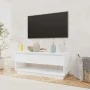 Fernsehmöbel aus weißem glänzendem Sperrholz 102x41x44 cm von , TV-Möbel - Ref: Foro24-809491, Preis: 72,60 €, Rabatt: %