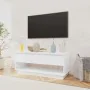 TV stand made of glossy white plywood 102x41x44 cm by , TV Furniture - Ref: Foro24-809491, Price: 72,60 €, Discount: %