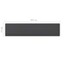 Anthrazitgraufarbener Flurläufer Teppich 80x400 cm von , Teppiche - Ref: Foro24-326967, Preis: 73,18 €, Rabatt: %
