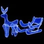 Christmas reindeer and sleigh with 432 LED mesh by , Christmas lights - Ref: Foro24-329816, Price: 83,44 €, Discount: %