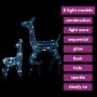 Family of Christmas reindeer in cold white acrylic with 160 LEDs by , Christmas lights - Ref: Foro24-329790, Price: 113,61 €,...