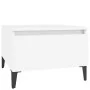 Mesa auxiliar de madera contrachapada blanco 50x46x35 cm de , Mesas auxiliares - Ref: Foro24-819516, Precio: 28,71 €, Descuen...