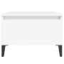 Mesa auxiliar de madera contrachapada blanco 50x46x35 cm de , Mesas auxiliares - Ref: Foro24-819516, Precio: 28,71 €, Descuen...